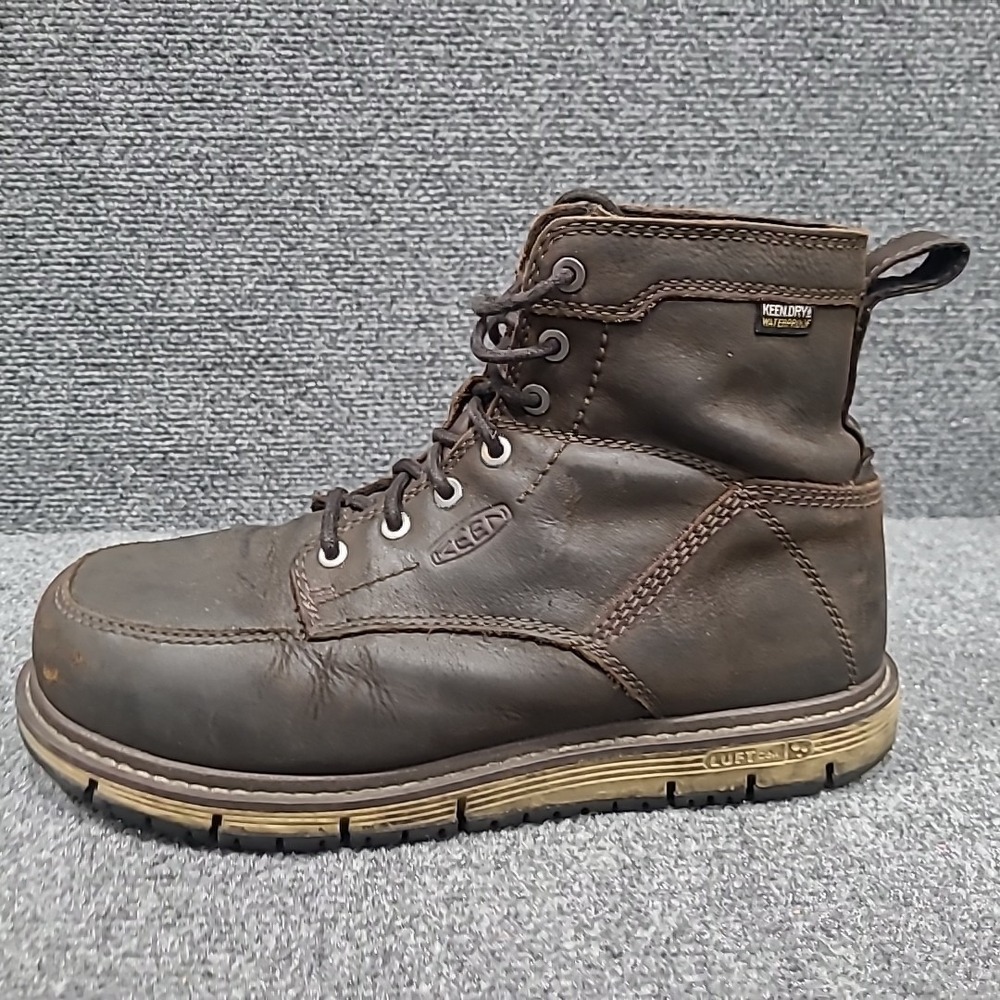 KEEN Utility Men's San Jose 6" Alloy Toe Waterproof Work Boot Size 9 EE * Flaw - Picture 9 of 14